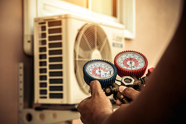 Professional Hvac technician working in Fowler, CO